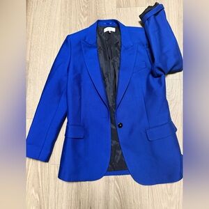 Reiss Elin Single Breasted Wool Blend Blazer